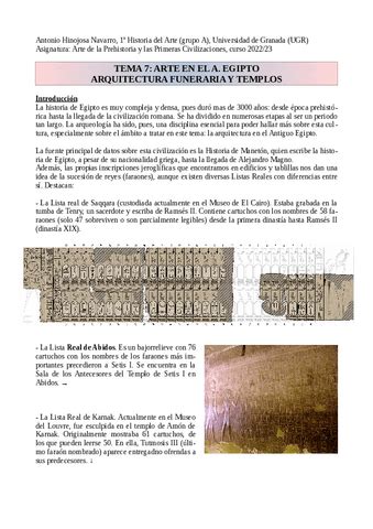 Tema 7 Arquitectura Egipto PDF