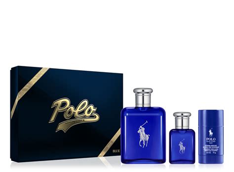 Ripley SET PERFUME RALPH LAUREN SET POLO BLUE HOMBRE EDT 125 ML 40