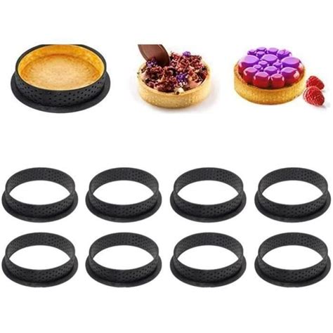 Pcs Moule Gateau Perfor Cutter Forme Ronde Mousse Cercle Anneau