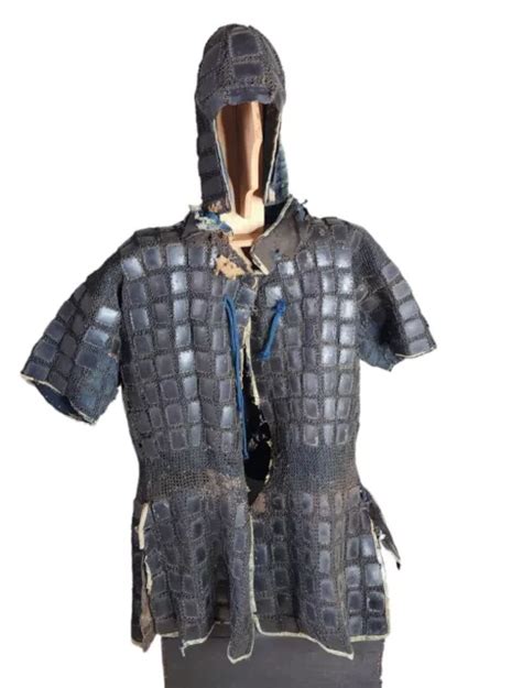 Authentic Antique Japanese Samurai Armor Yoroi 1700s With Box Kabuto