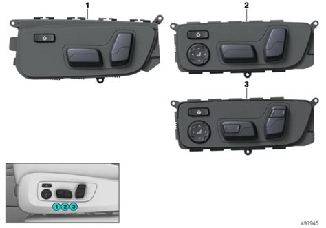 Switch Seat Adjustment 2020 Bmw X5 Xdrive50ig05