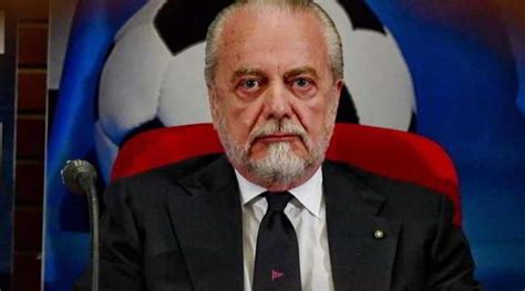 De Laurentiis Voglio Giocare La Champions A Bari Tra Due Anni Il