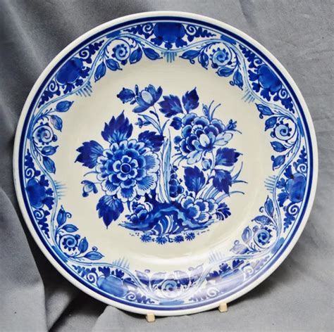 TELLER WANDTELLER DELFTS Blauw De Porceleyne Fles Delft 22 5 Cm 6