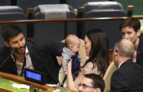 Jacinda Ardern Brings Baby To UN General Assembly