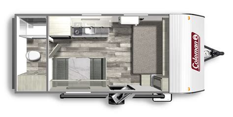 Coleman Lantern 17R | Rear Living Lightweight Travel Trailer | Camping ...