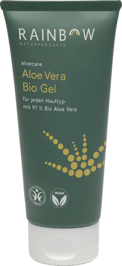 Rainbow Naturprodukte Aloecare Aloe Vera Gel 100 Ml Ecco Verde