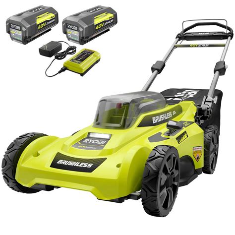 RYOBI 20 In 40 Volt Brushless Lithium Ion Cordless Battery Walk Behind