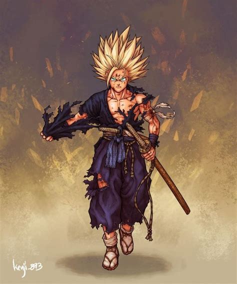 Este Fan Art Convierte A Los Personajes De Dragon Ball En Samurais