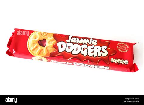 Packet Of Jammie Dodgers Biscuits Uk Stock Photo Alamy