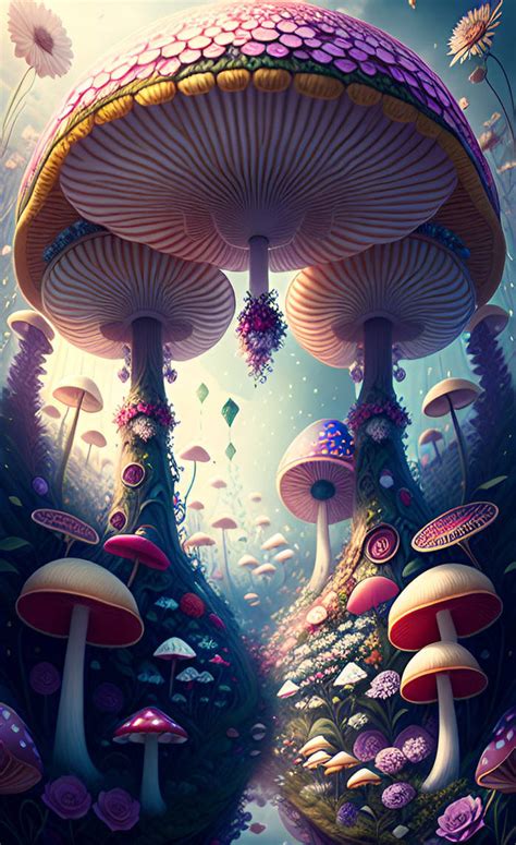 Mushroom Land by jeffdoute on DeviantArt