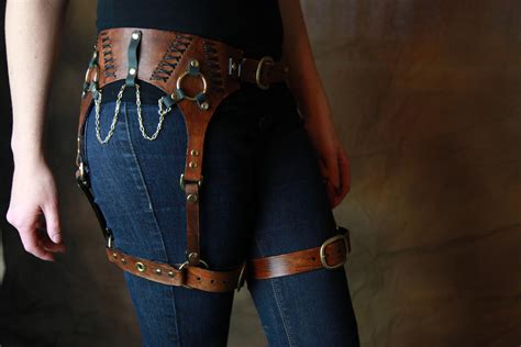 Steampunk Leather Harness By AverusX On DeviantArt