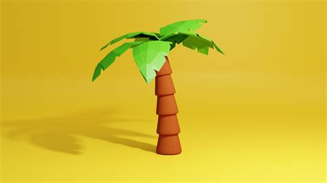 Modeling A Palm Tree Blender Tutorial Youtube