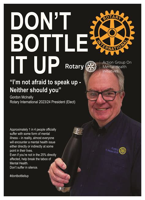 Don T Bottle It Up Kick Off Mental Health And Wellness