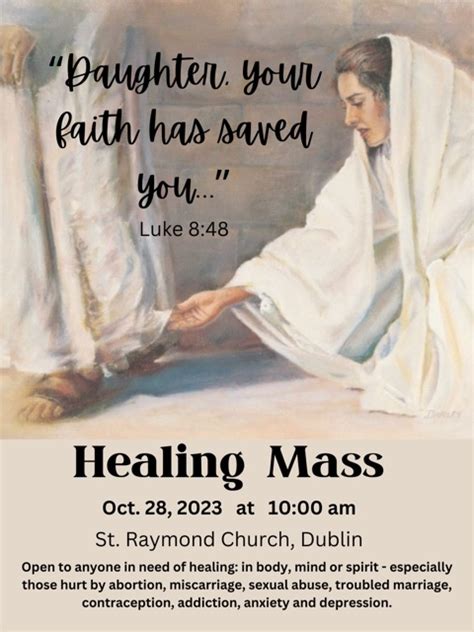 St Raymond Catholic Church In Dublin Healing Mass Oct 28 10am