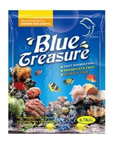 Sal Blue Treasure Reef Sea Salt Kg Aqu Rio Marinho