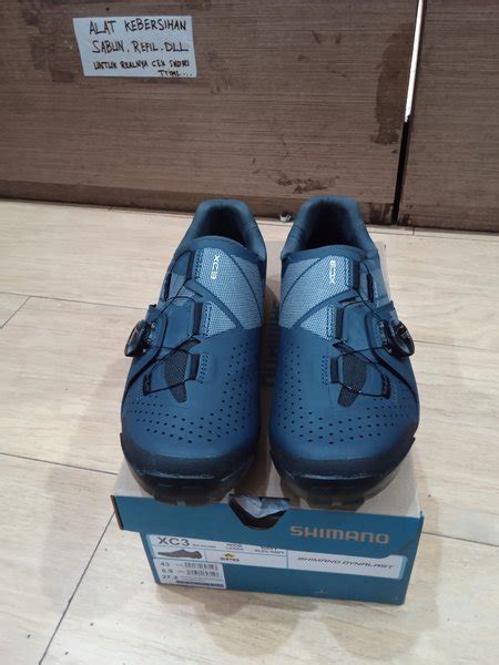 Jual Sepatu Cleat Shimano Xc Blue Navy Recommended For Mtb New