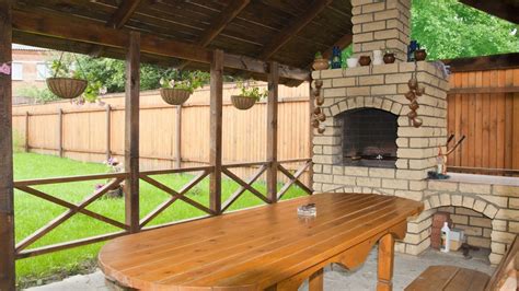 Небольшая мангальная зона на даче (70 фото) - красивые картинки и HD фото