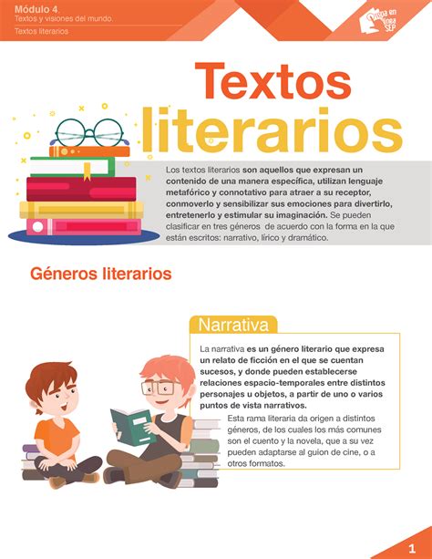 Los Tipos De Textos Literarios Textos Literarios Y Sus Nbkomputer