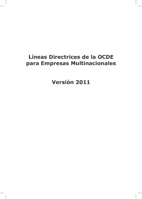 PDF Líneas Directrices OCDE para Empresas Multinacionales DOKUMEN TIPS