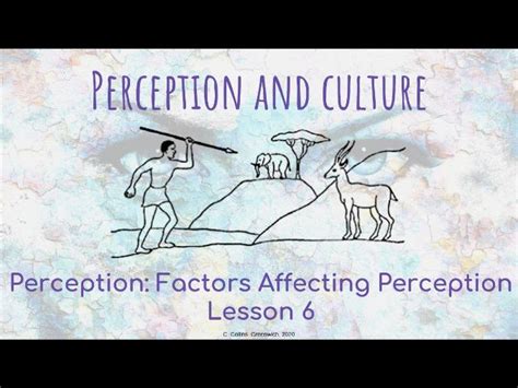 Aqa Gcse Psychology Factors Affecting Perception Culture Perception