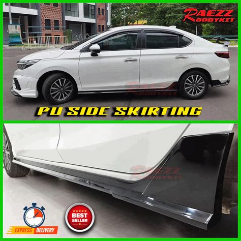 Ready Stock Honda City Gn Gn Pu Side Skirt Pu