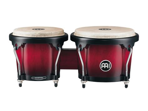 Meinl Percussion Headliner Series Wood Bongos Wine Red Burst