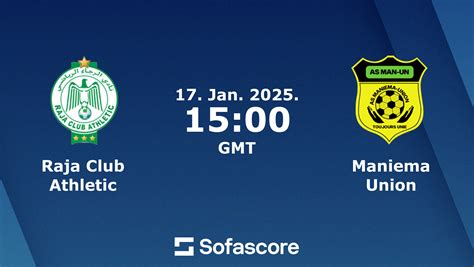 Raja Club Athletic Vs Maniema Union Live Score H2H And Lineups Sofascore