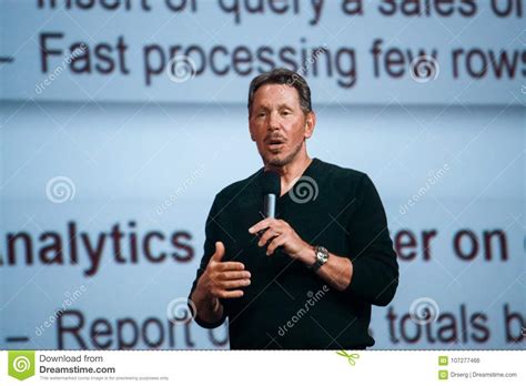 CEO Of Oracle Larry Ellison Makes Speech At Oracle OpenWorld Editorial