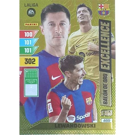 Lewandowski Balon De Oro Excellence Adrenalyn Panini