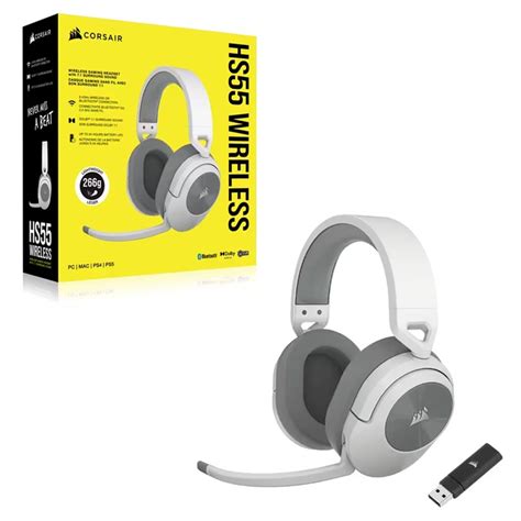 Buy Corsair HS55 Wireless Gaming Headset White [CA-9011281-AP] | PC ...