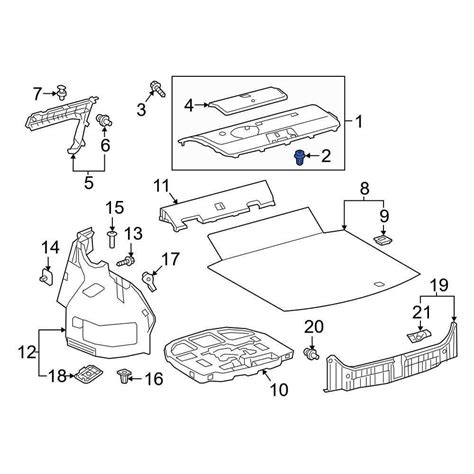 Visualizing The Structure Of 2016 Toyota Camry Body Parts Diagram