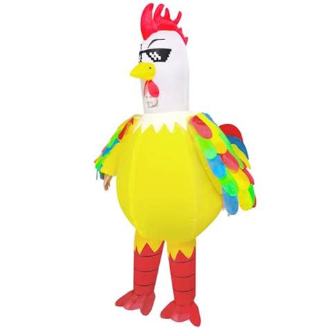 I Tested The Hilarious Chicken Blow Up Costume You Wont Believe What