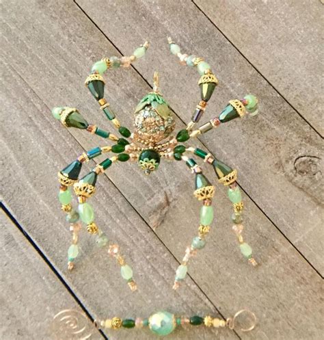 CHRISTMAS SPIDER Beaded Spider Crystal Spider Holiday Etsy In 2021