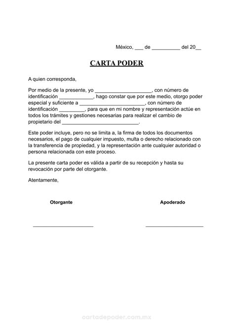 Carta Poder Para Cambio De Propietario De L Nea Telmex Hot Sex Picture