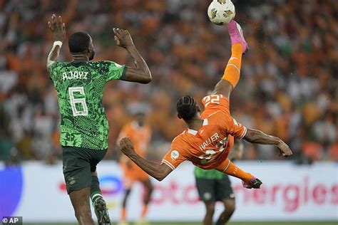 Nigeria 1 2 Ivory Coast Sebastian Haller S Incredible Finish Late On