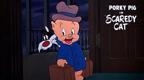 Scaredy Cat 1948 Looney Tunes Porky Pig + Sylvester Cartoon Short Film