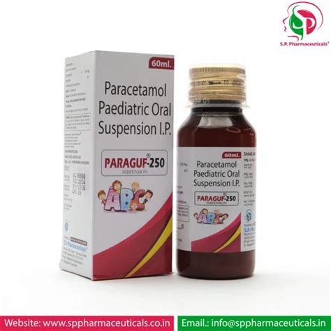 Paracetamol 250mg Suspension At Rs 45 Bottle Paracetamol Suspension