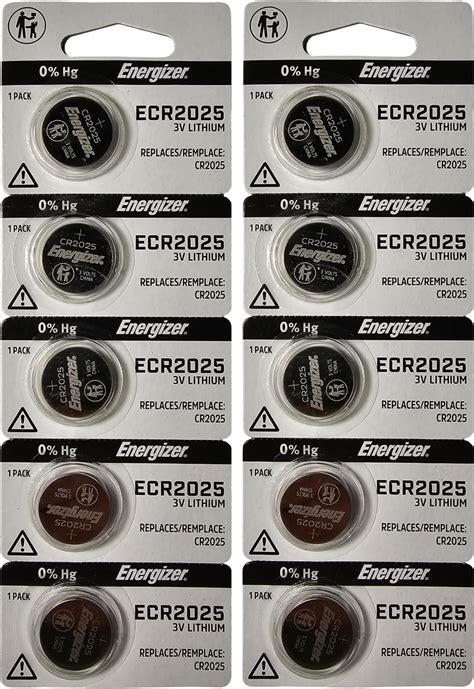 Amazon Energizer CR2025 Batteries 3V Lithium Coin Cell 2025 Watch