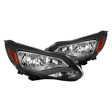 Spyder Ford Focus With Factory Halogen Headlights 2014 Black Factory