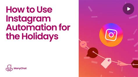 How To Use Manychat Instagram Automation For Holidays Youtube