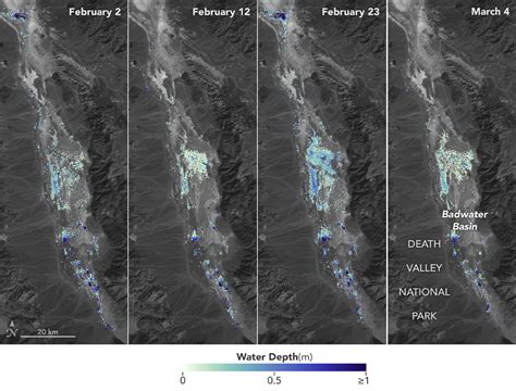 Death Valley’s temporary lake was measured by a NASA satellite. Here’s ...