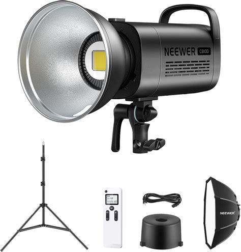 NEEWER 100W LED Video Luz 5600K Bowens Montura Kit Iluminación