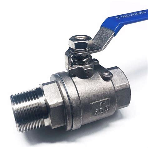 Stainless Steel Two Piece Ball Valve Bsp