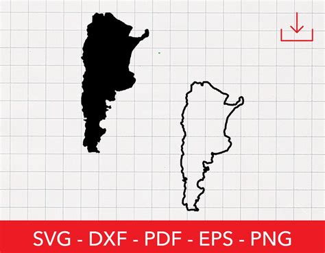 Argentina Svg Argentina Map Png Logo Decal Buenos Aires Etsy