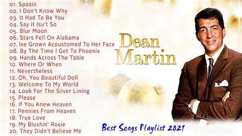 Top 20 Dean Martin - Dean Martin Greatest Hits 2021 | Best Of Dean ...