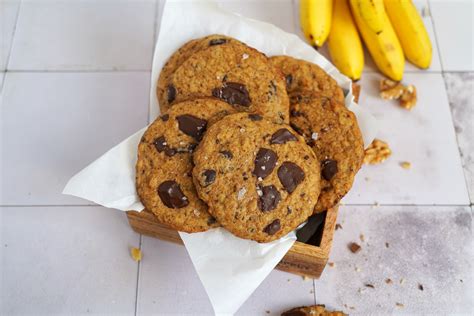 Einfache Bananen Chocolate Chip Cookies Bake To The Roots