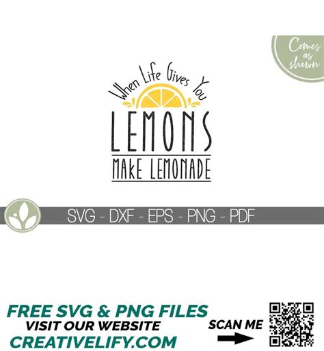 When Life Gives You Lemons Svg Lemonade Svg Lemon Svg Inspire