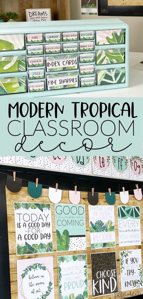 Modern Tropical Classroom Decor Ashley Mckenzie Elementary