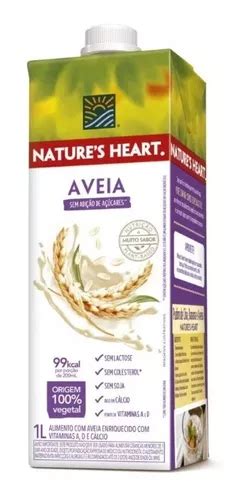 Kit 12 Bebida Vegetal Natures Heart Aveia 1l Nestlé Frete Grátis