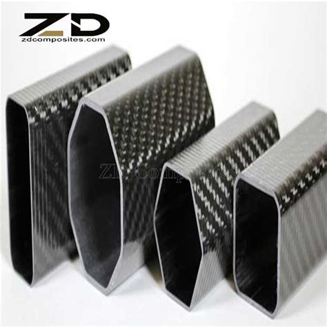 Square Carbon Fiber Tubes Custom K Twill Matte Carbon Fiber